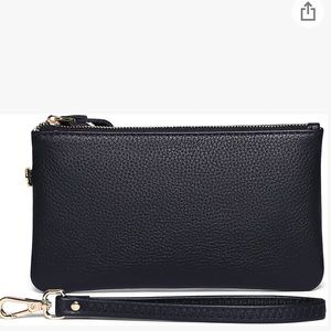 Faux Leather Black Wrislet